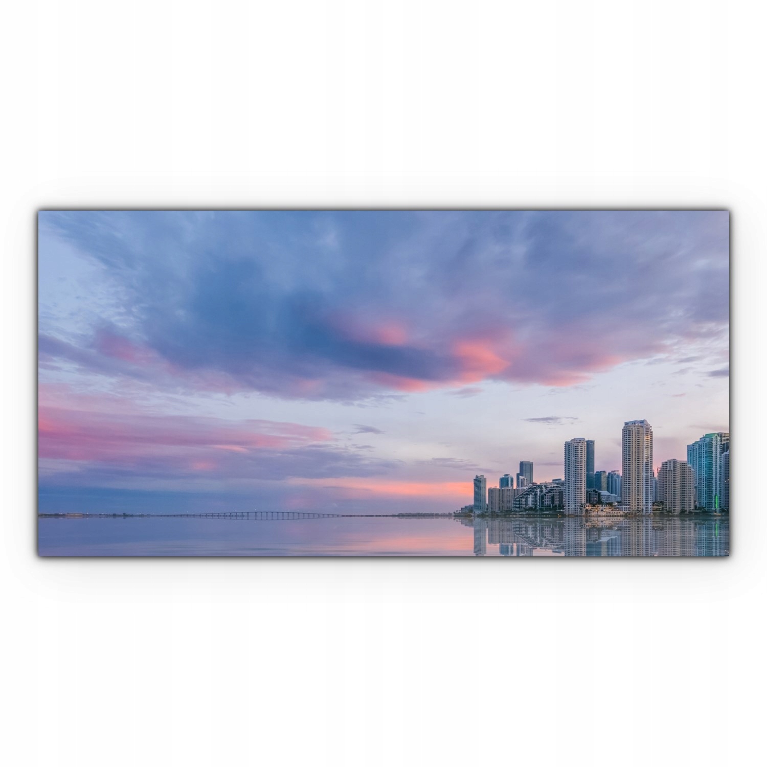 

Obraz canvas na ścianę 100x50 Miami Zachód Słońca