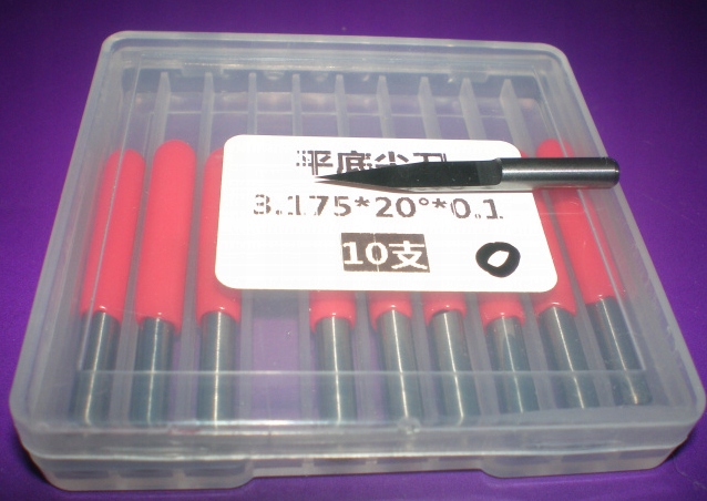 Frez grawerski 20 stopni 0,2mm do cnc, 10 szt., grawerowania