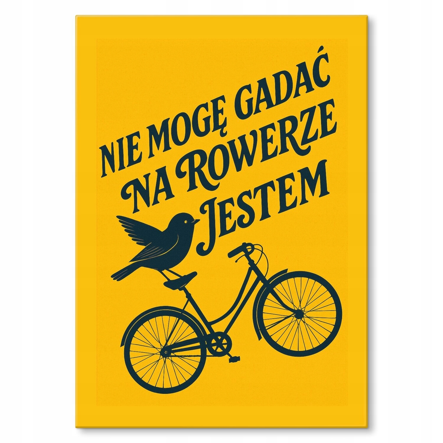 Kovový plakát na kole jsem Šidítko Plech 42 x 59,4 cm Dárek