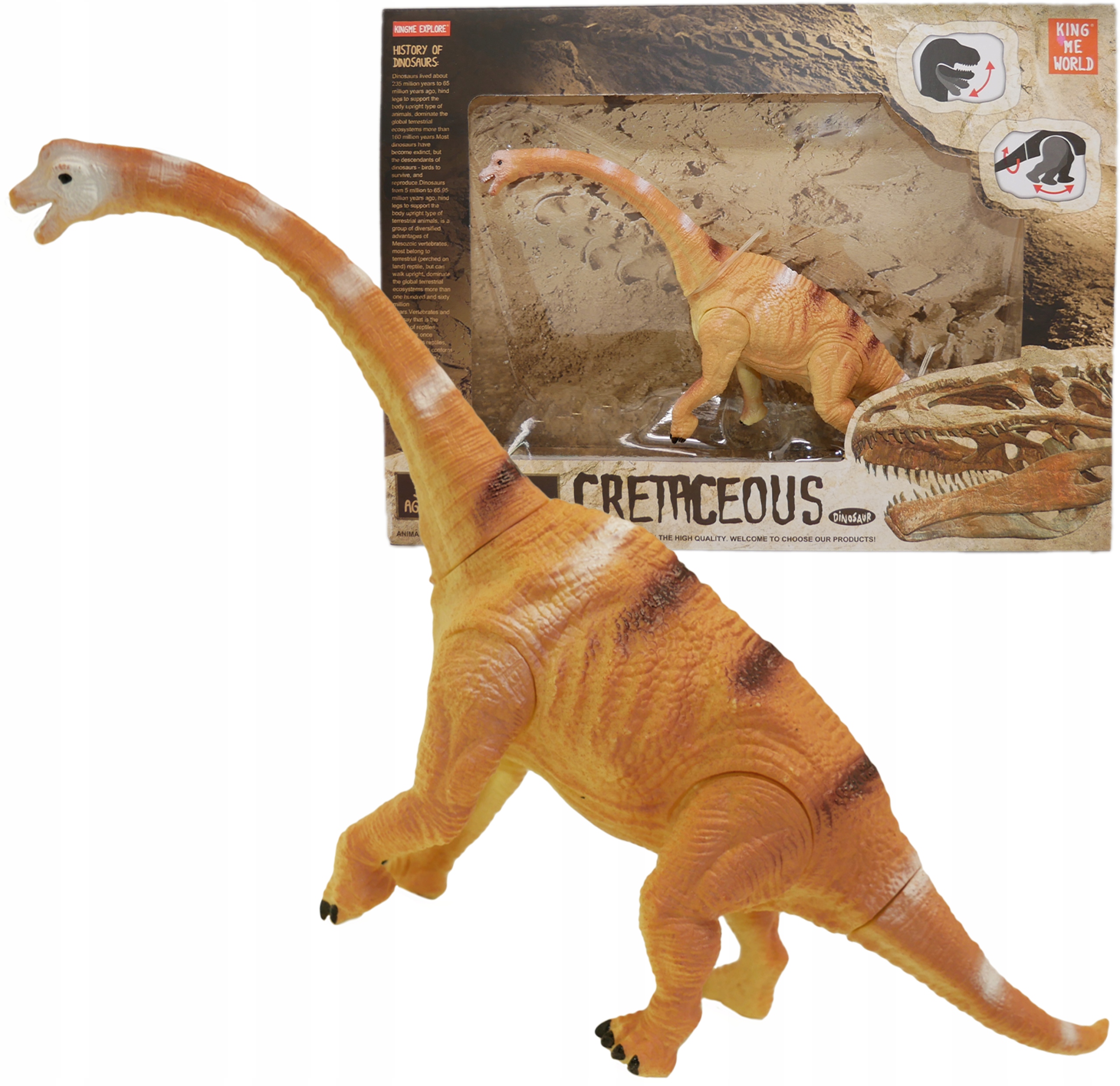 

Dinozaur dinozaury figurki Ruchomy Diplodok dino