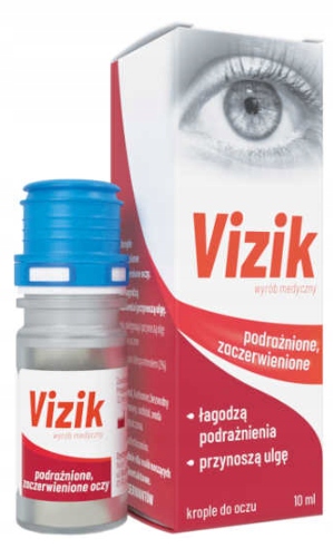 

Vizik krople do oczu na podrażnione oczy 10 ml