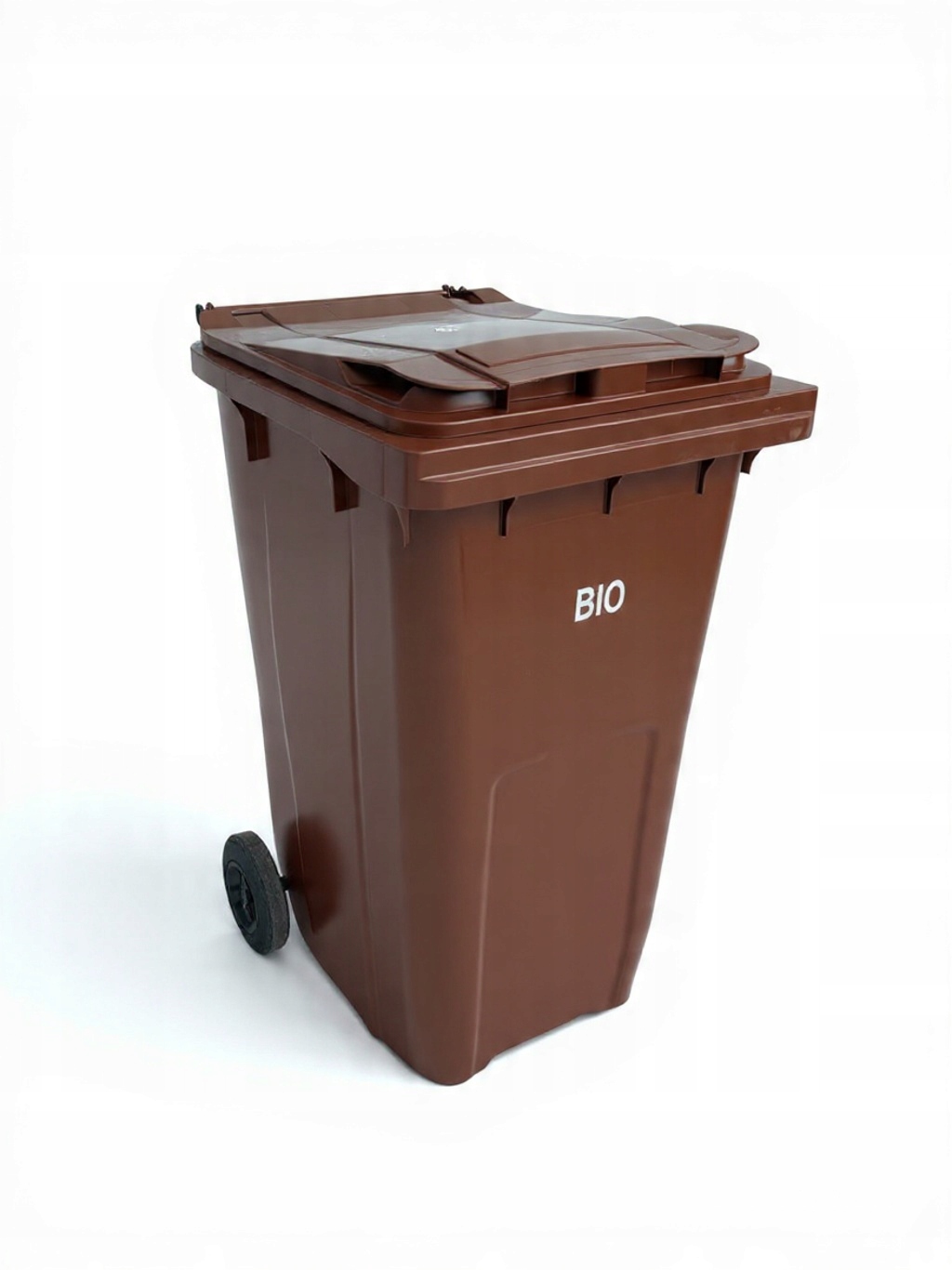 Kosz Pojemnik Kubeł Kontener Na Śmieci Odpady 240L Brązowy Eko Bio Śmietnik