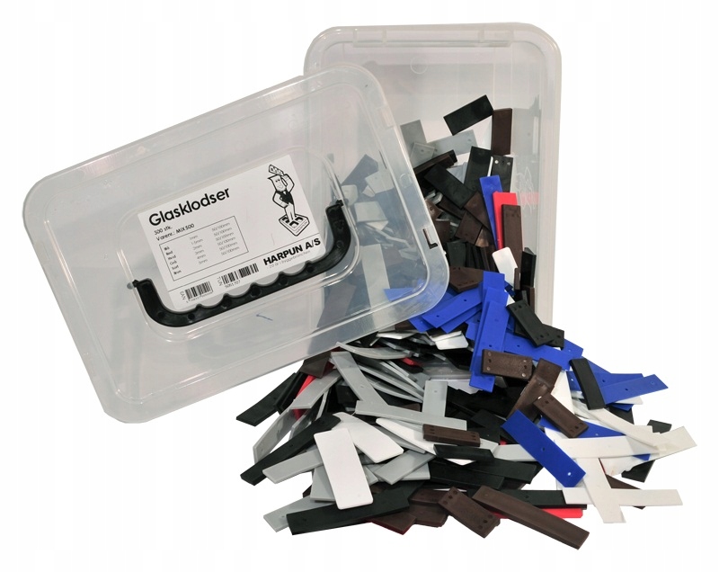 Distanční podložky na zasklení oken mix 500 ks