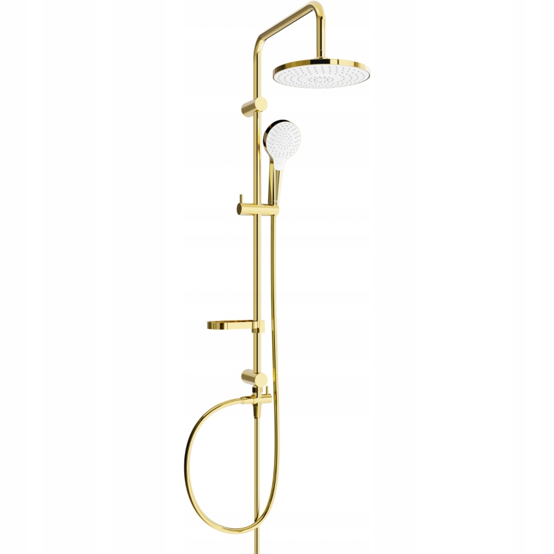 Mexen X05 sprchový stĺp, zlatá/biela 798050591-50
