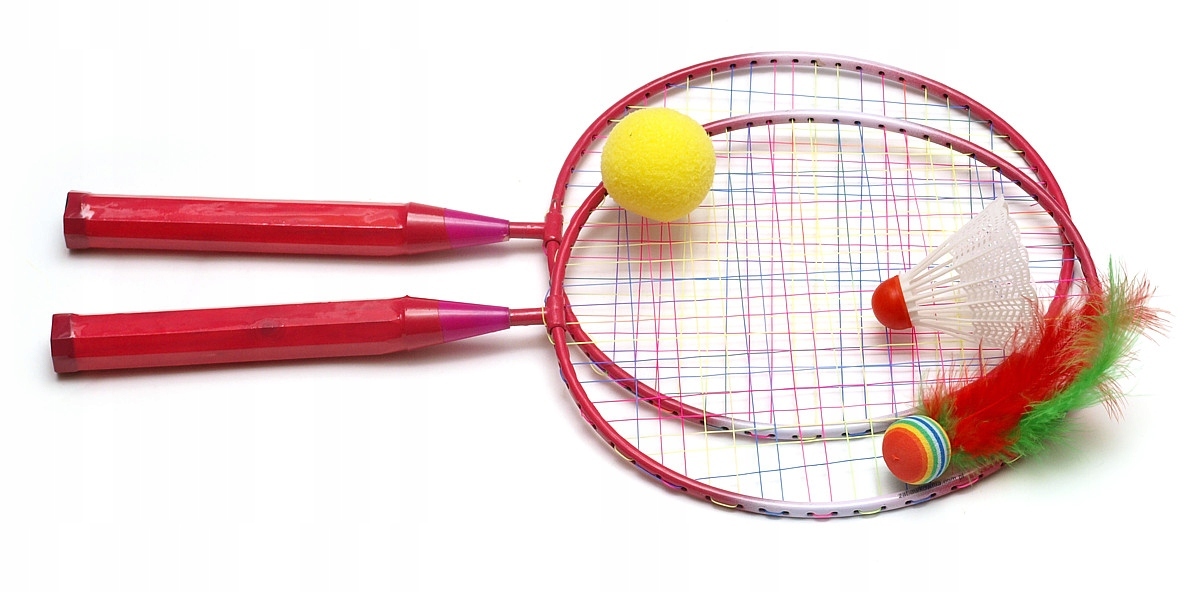 

Rakietki 2 X Lotka Piłeczka Badminton Zestaw