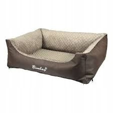 Levně Bimbay pelíšek pro psa hnědá béžová 125 x 90 cm