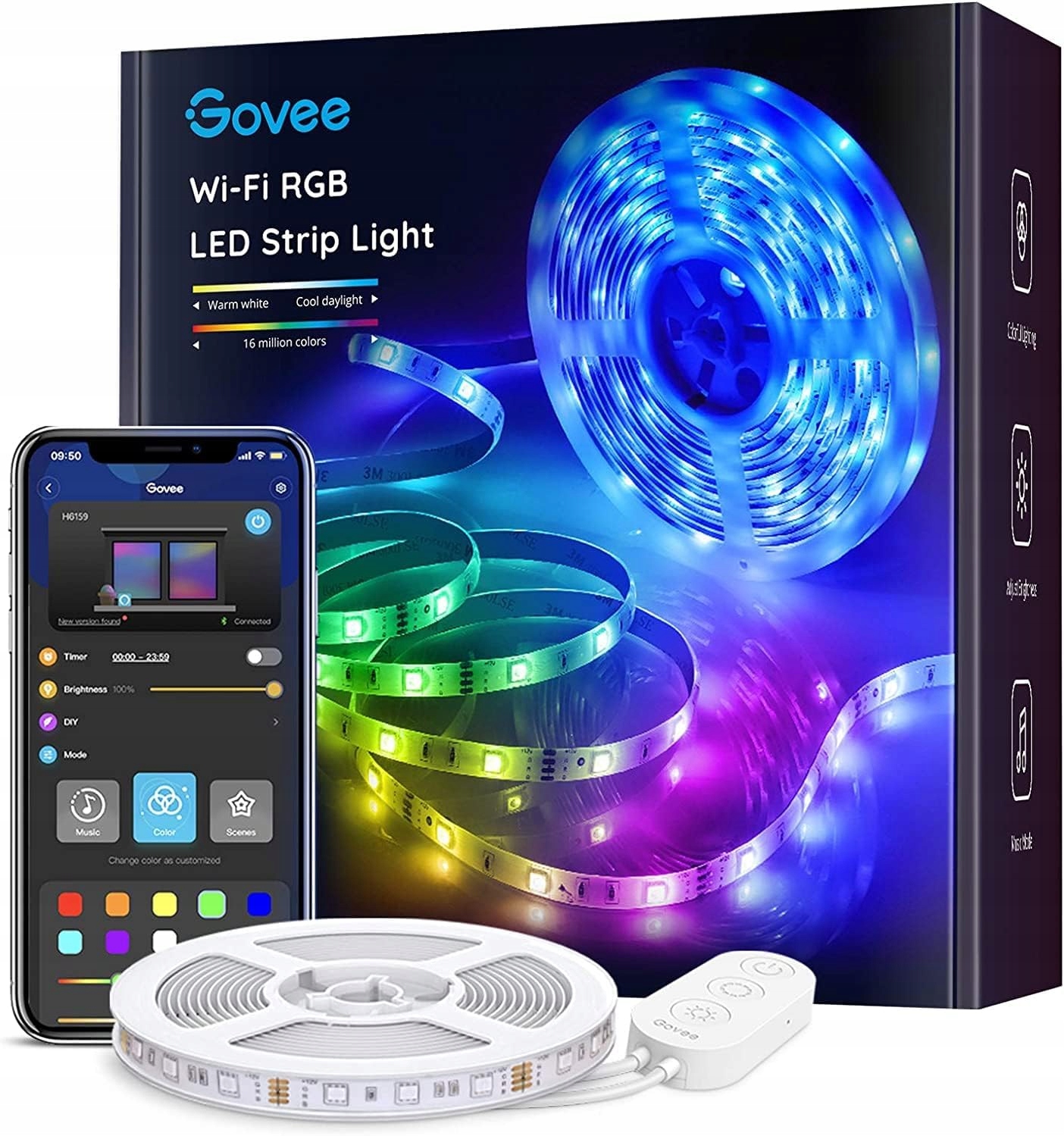 Taśma LED Govee H6159 LED Strip Light 5m TAŚMA LEDOWA OŚWIETLENIE