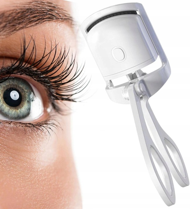 Zalotka do Rzęs Elektryczna Podgrzewaczka Lokówka do Rzęs USB Biała Marka inna marka