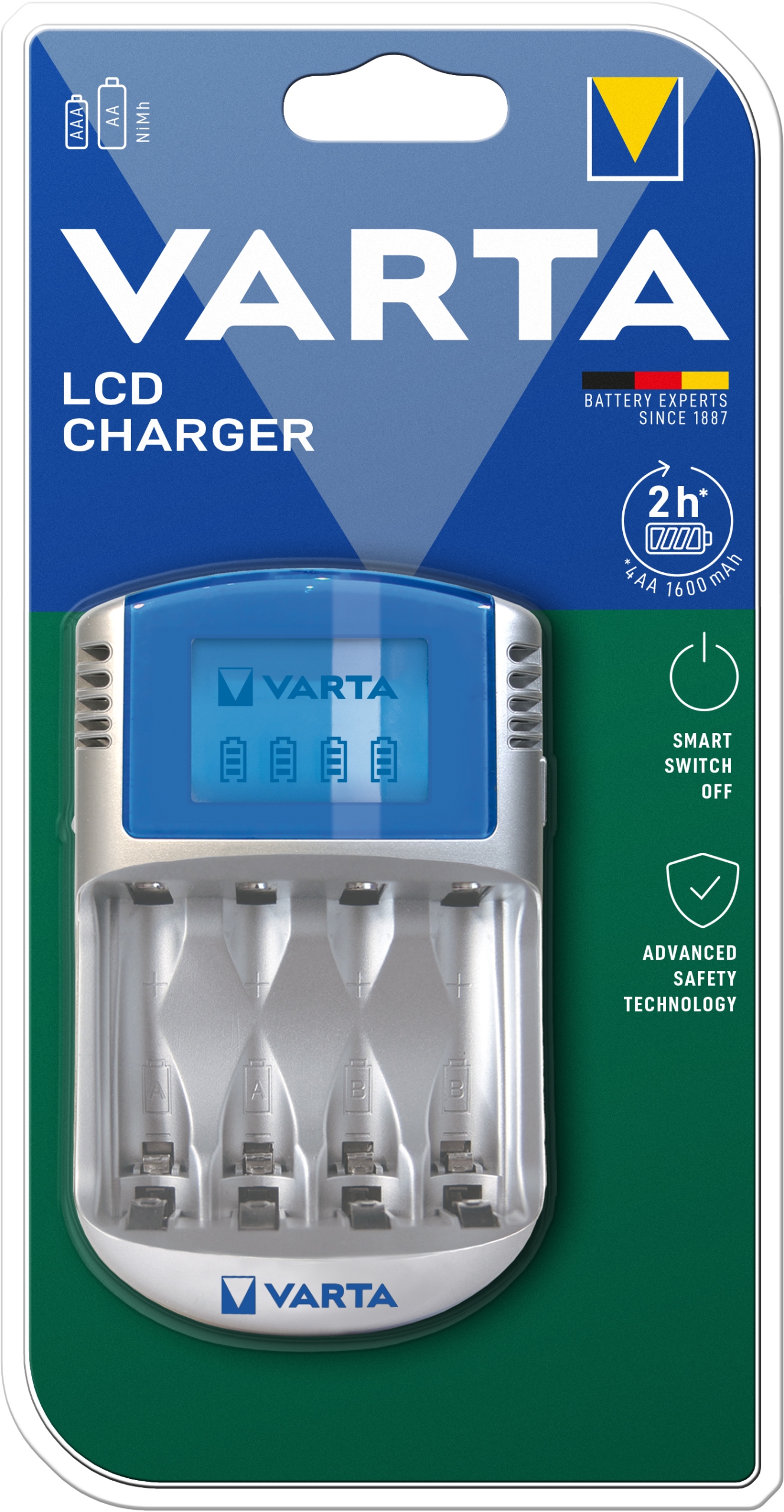 Ładowarka Varta LCD Charger 0 Aa, Aaa 57070