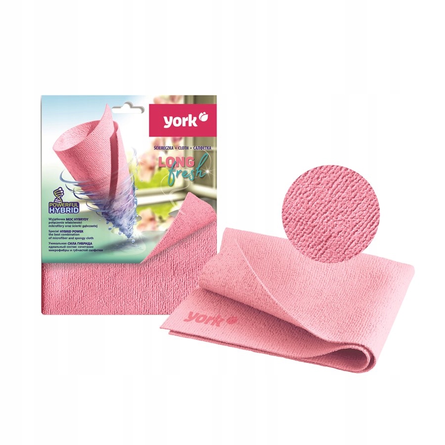 York Long Fresh ściereczka z mikrofibry do okien Bardzo Chłonna