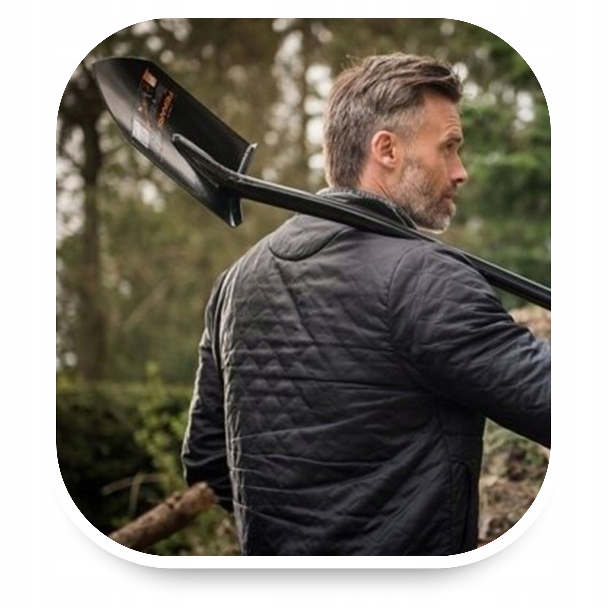 Zestaw 2 Łopat Fiskars Szpadel Prosty Ostry 117 cm Szerokość głowicy 18 cm