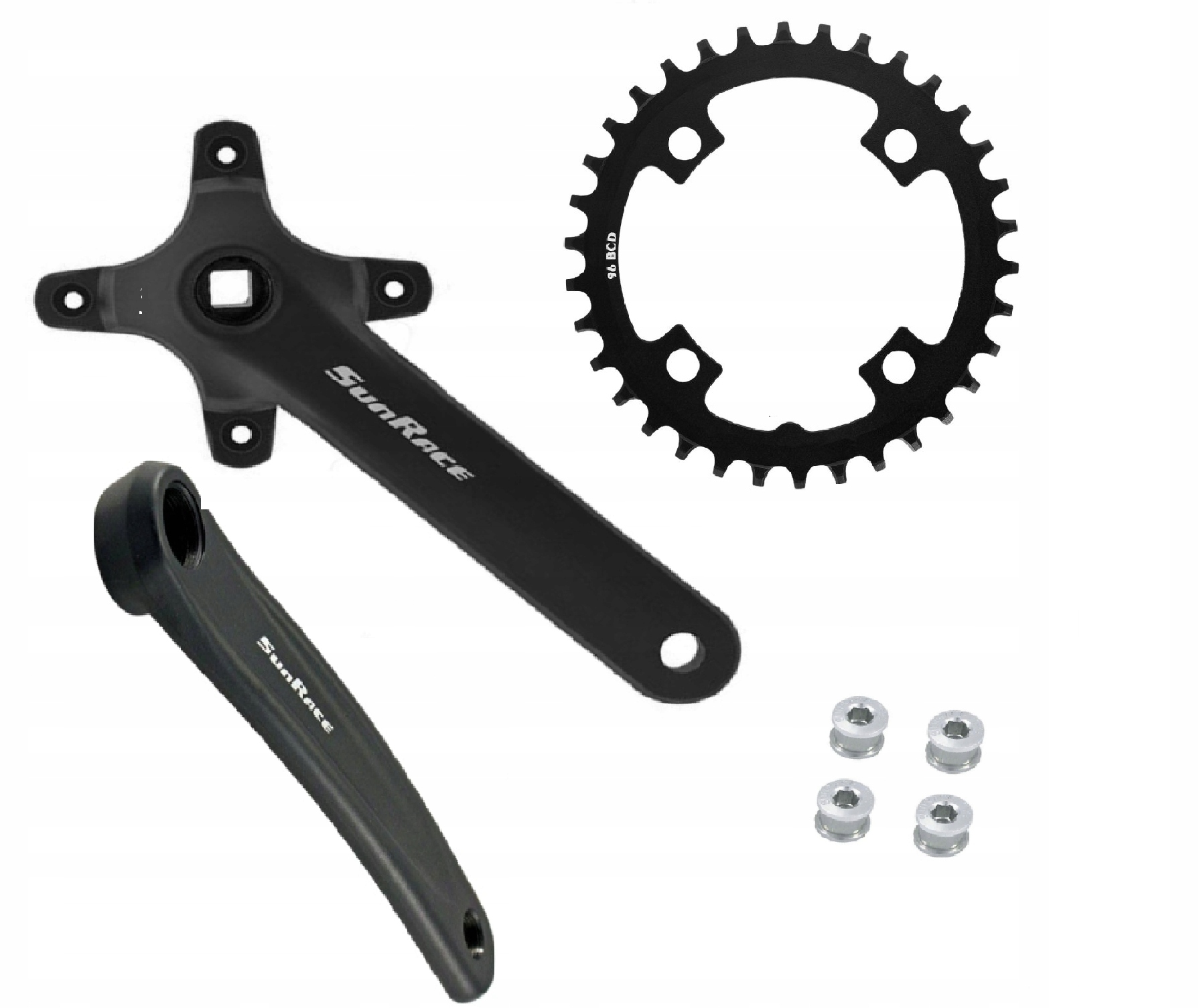 korba Sunrace 34T 1x8, 1x9, 1x10 ,1x11, 1x12 175mm