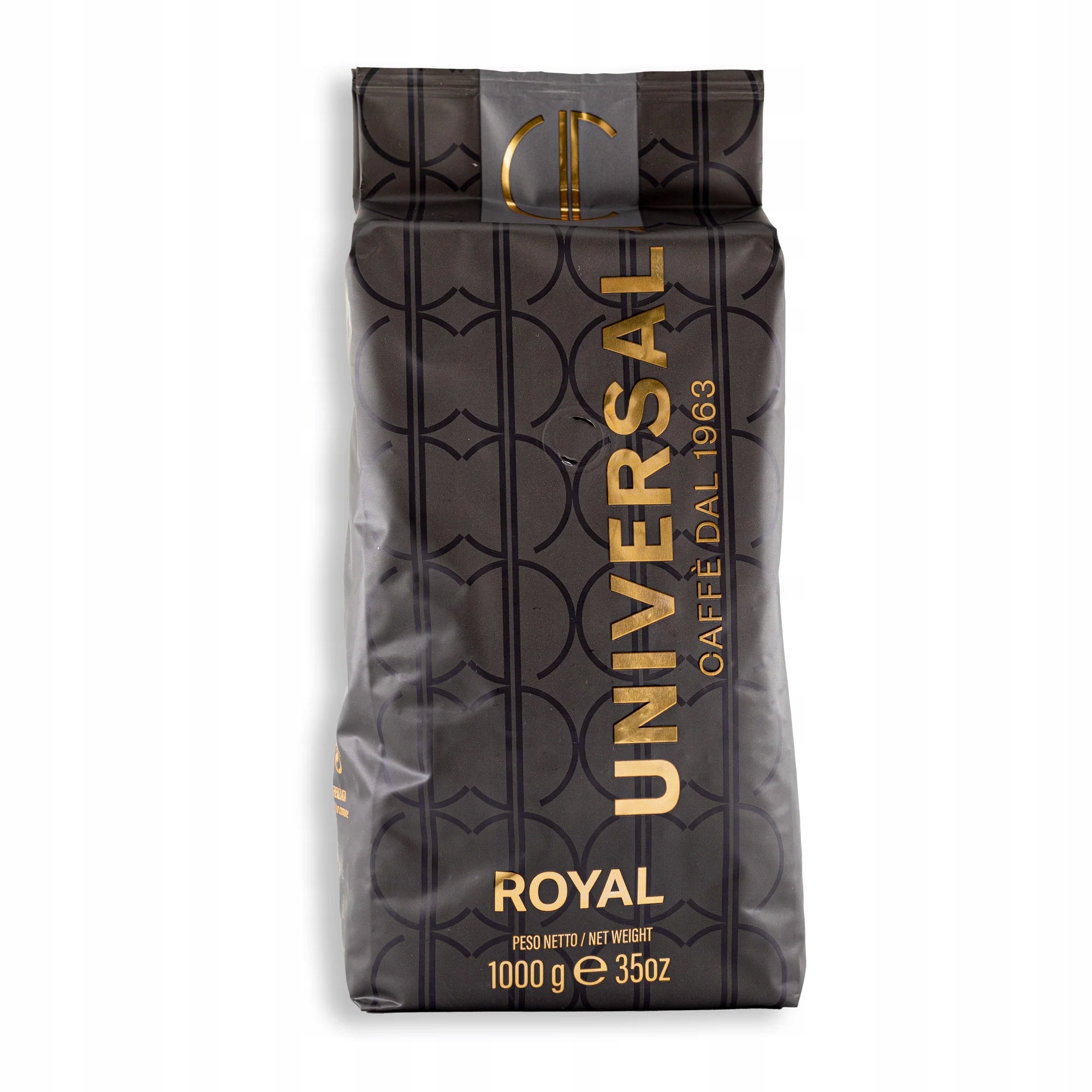 Levně Universal Caffè Royal Gran Caffetteria, Zrnková káva 100%, Arabica (1000g)