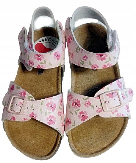 

Sandały dziewczęce skórzana wkładka 33