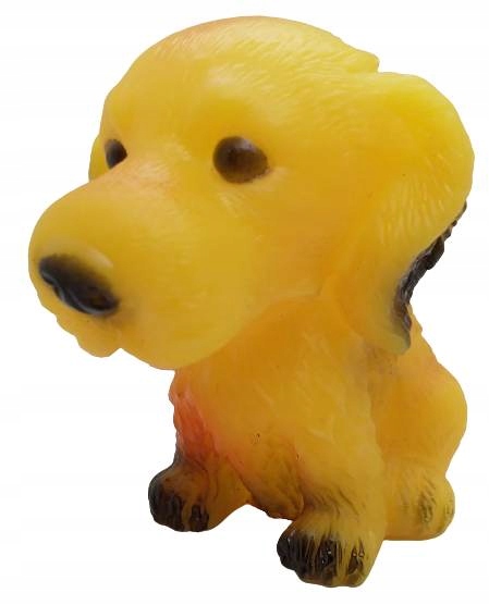 

gumowy gryzak piesek z piszczałką wielkość 7 cm