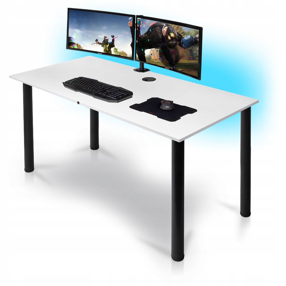 BIURKO GAMINGOWE KOMPUTEROWE LED RGB WIFI PROMOCJA