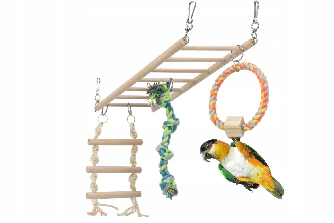 Sky Walker – Závěsné Dětské Hřiště – pro malé a středně velké papoušky