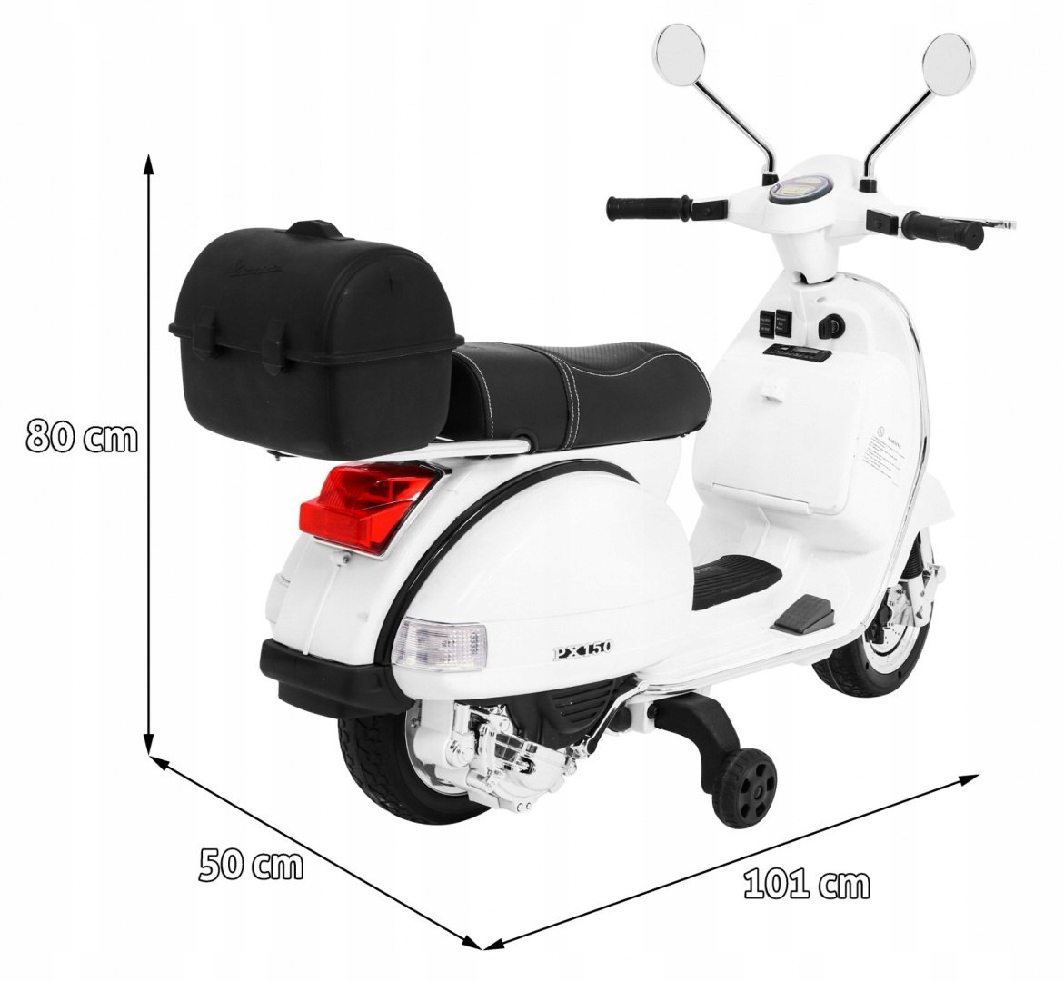 Автомобіль Скутер Vespa White Код виробника PA.PX150.BIA