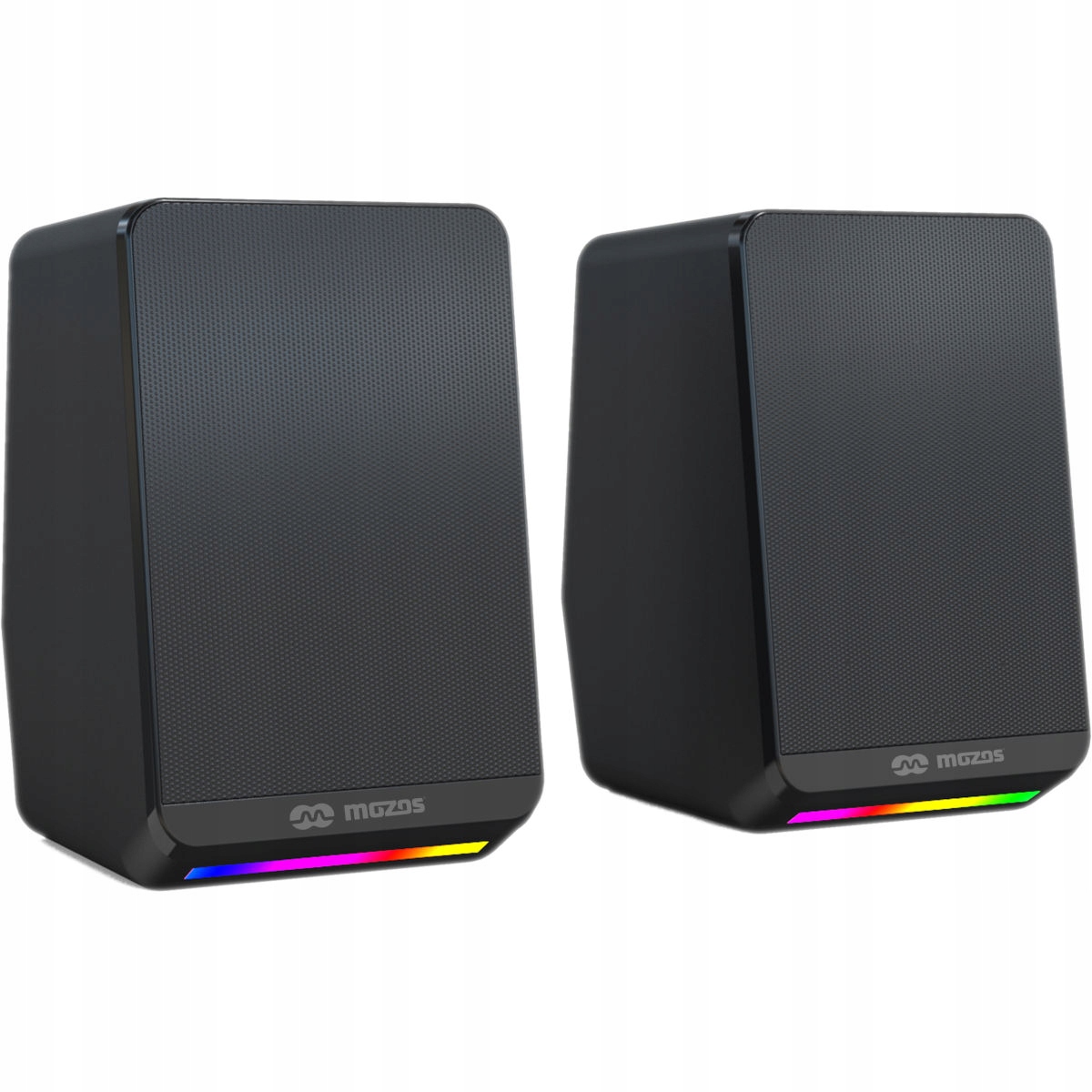 GŁOŚNIKI KOMPUTEROWE GAMINGOWE Z LED RGB USB JACK Sterowanie pilot na kablu