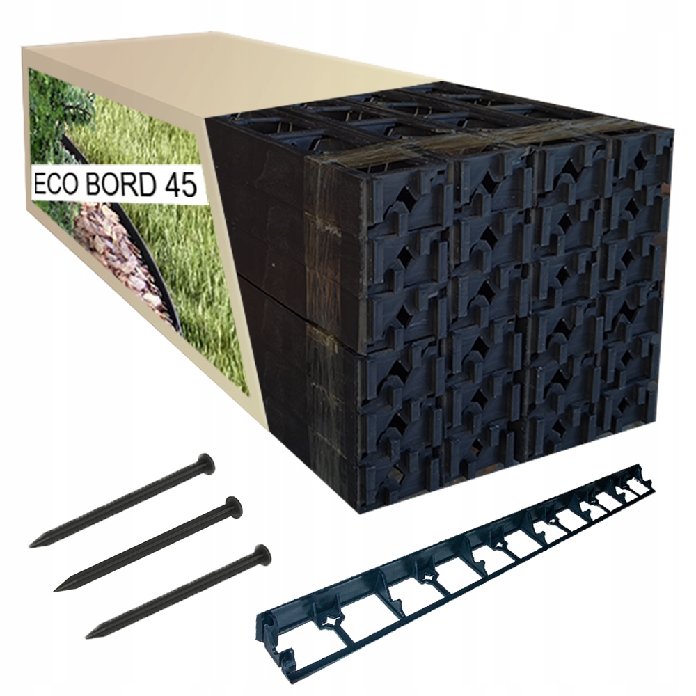 

Eko Obrzeże Trawnikowe 45 X 1M Bord +3 Szpile