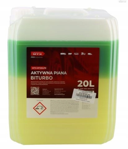 Aktivní pěna Biturbo Mtx Professional 20L pro mytí vozidel