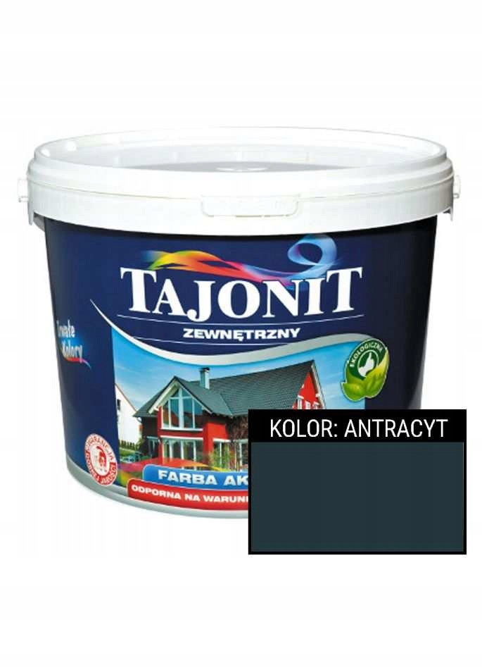 

Tajonit Zewnętrzny akrylowa farba Antracyt 5l