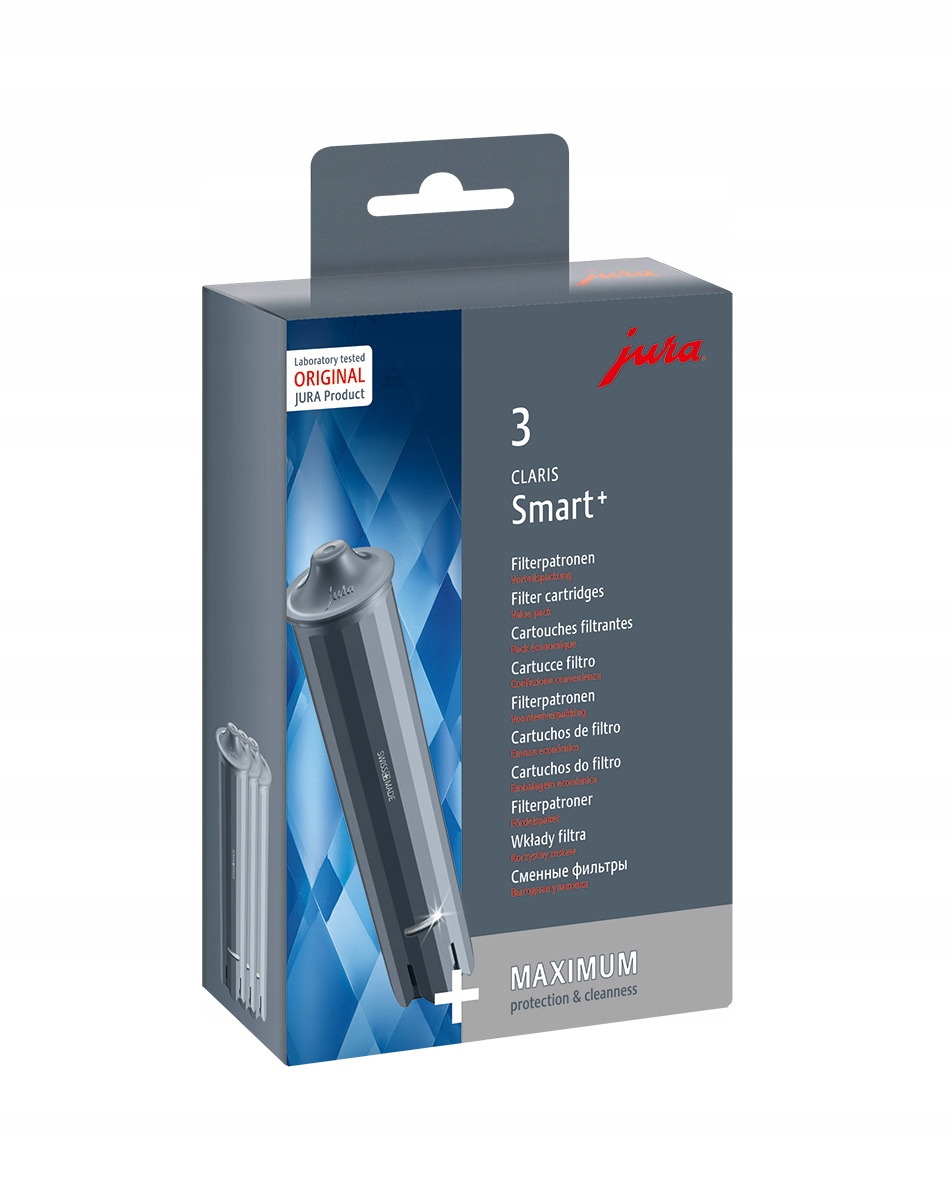 Filtr wody do ekspresu ciśnieniowego Jura Claris Smart+ 24233 3 szt.