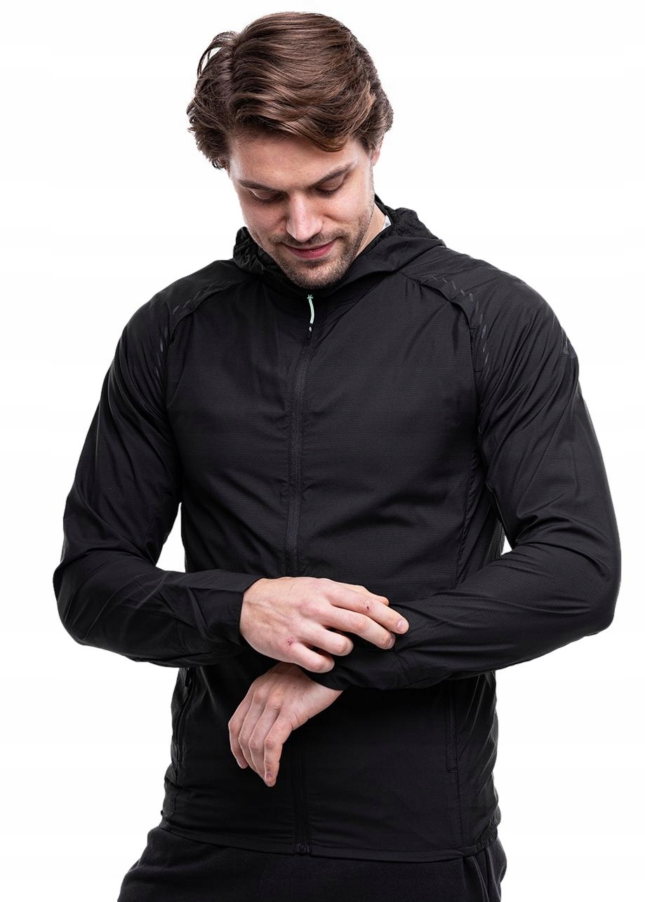 4F pánská sportovní s kapucí, lehká větrovka, vel. XL