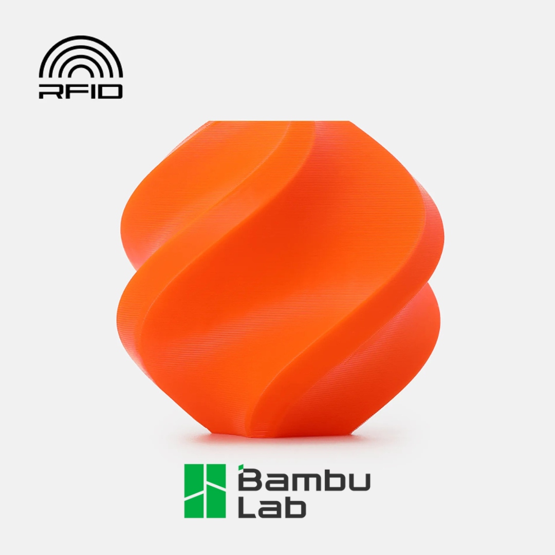 Filament Bambu Lab PETG Basic 1 kg - z wielorazową szpulą - Orange