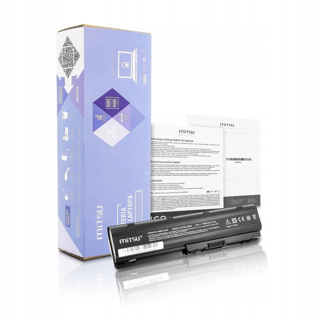 Baterie pro Compaq Presario CQ42, CQ62, CQ72 6600 mAh (71 Wh) 10.8 11.1