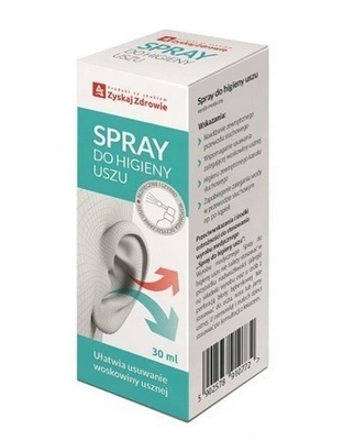 

Spray do usuwania woskowiny usznej, do higieny usz