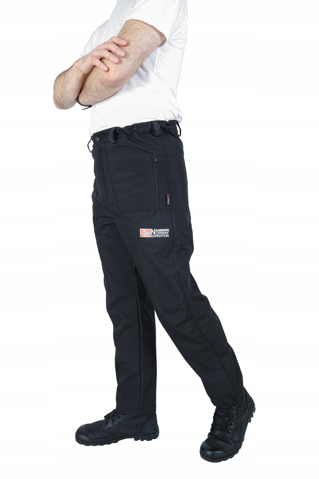 Teplé Pánské Softshellové Kalhoty Norway Černé Polský Výrobek 2XL