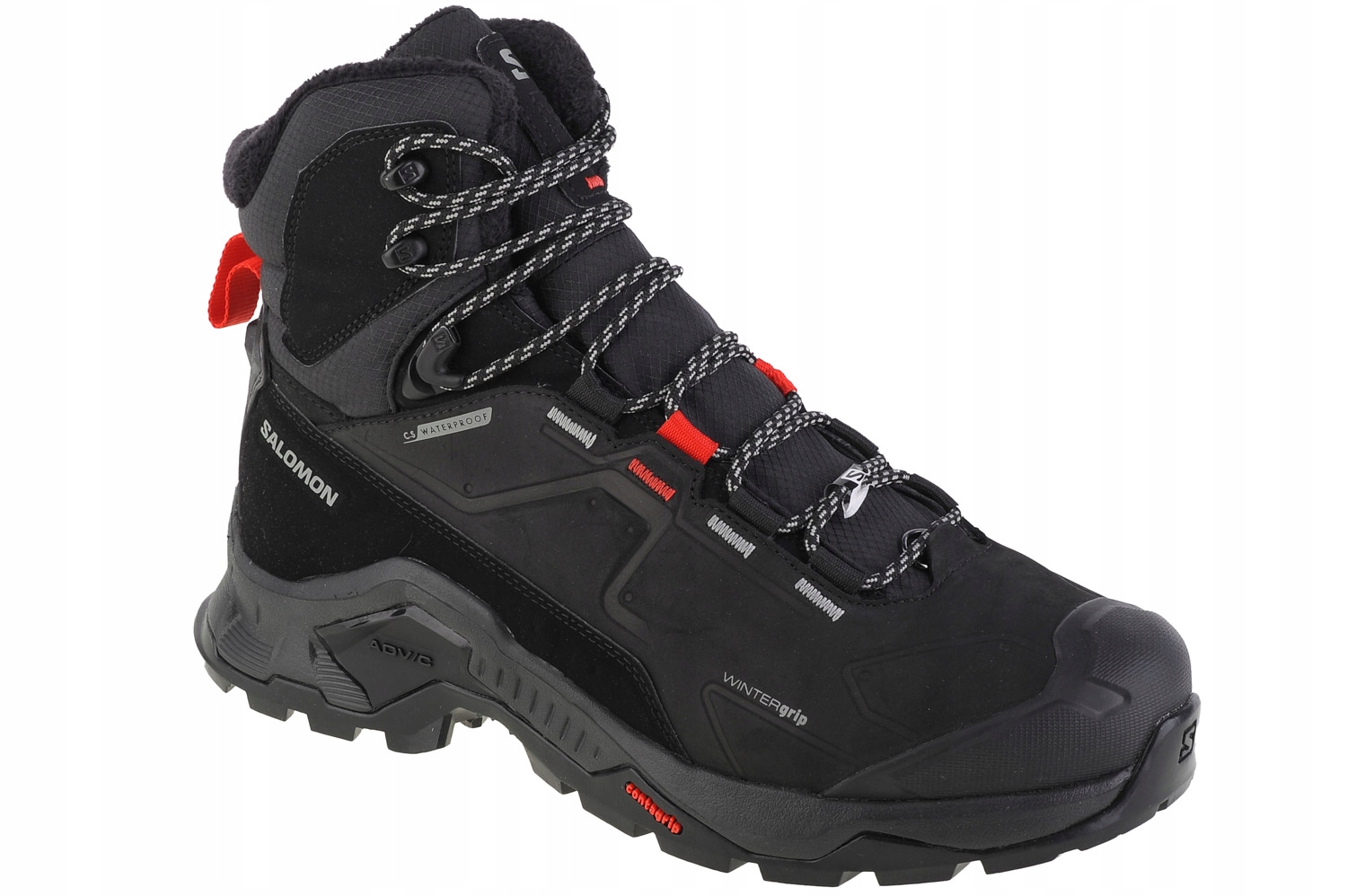 Salomon Quest Winter Ts Cswp [42] Pánská treková obuv Nubuk černá