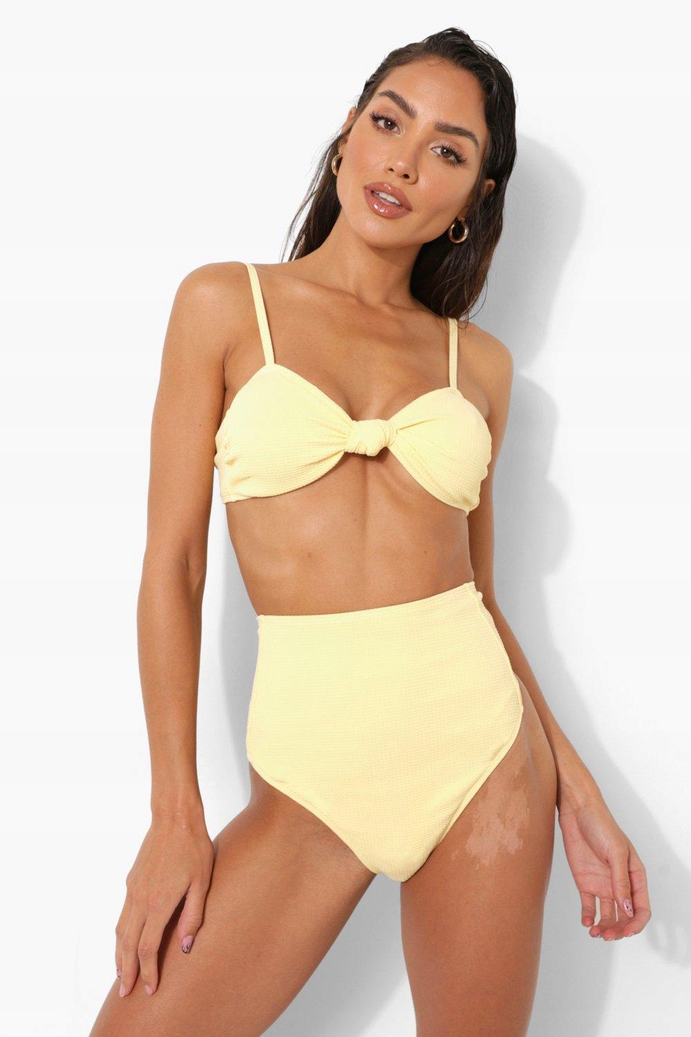 C0B105 TEKSTUROWANE BIKINI BOOHOO