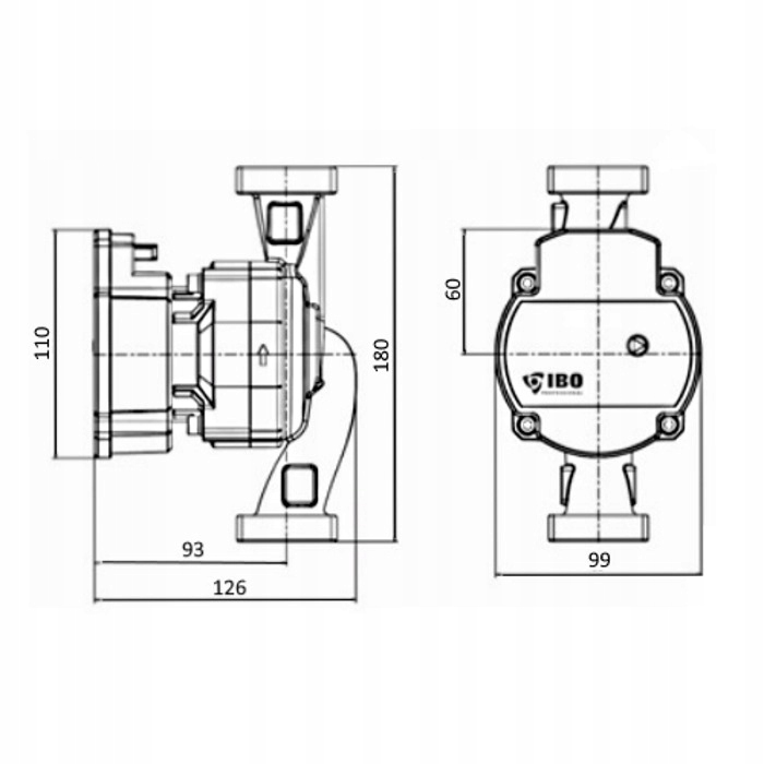 IBO AMG 25-40/180 PWM POMPA OBIEGOWA ENERGOOSZCZĘD Kod producenta POMPA CIEPŁA DO CO C.O. ELEKTRONICZNA