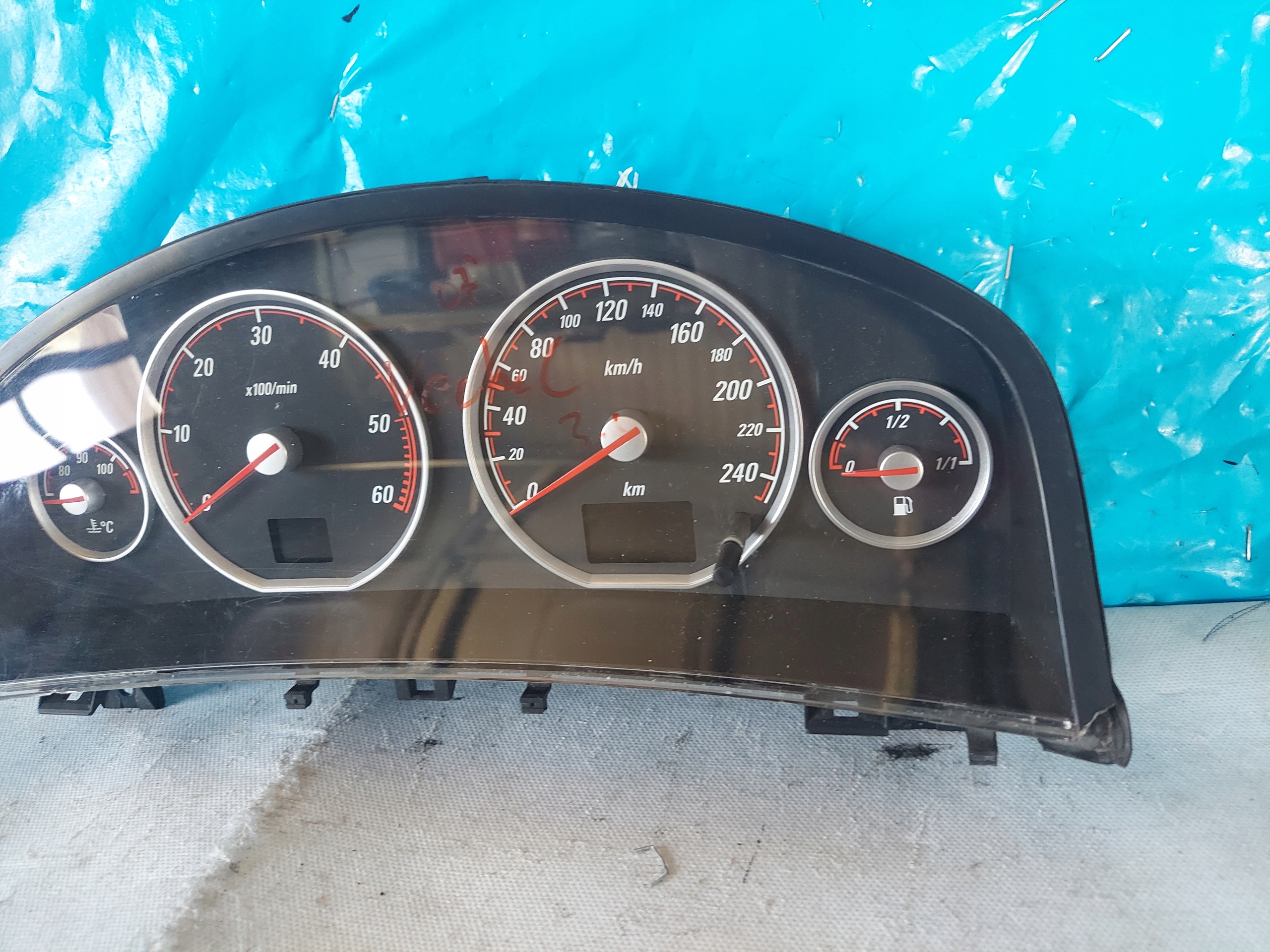 dials clock VECTRA C 1.9 CDTI 13193057RU