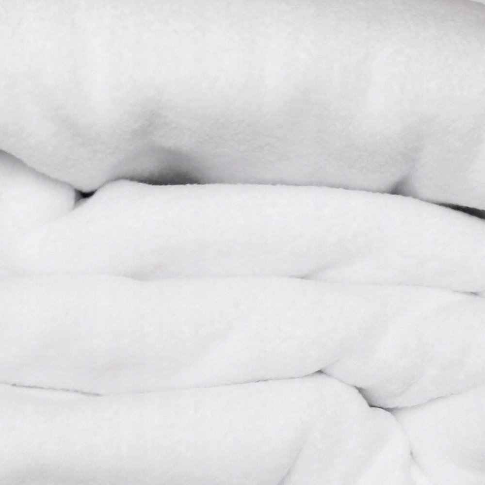 Deka župan Bílá teplá deka s rukávy