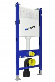 Stelaż podtynkowy Geberit Duofix 112 cm panel spłuczki Delta biały