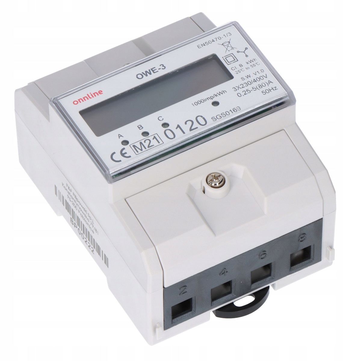 Měřič spotřeby energie 3-fázový OWE-3