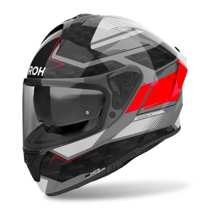 Integrálna Motocyklová Prilba Airoh Spark 2 Zenith Červená Lesklá XL