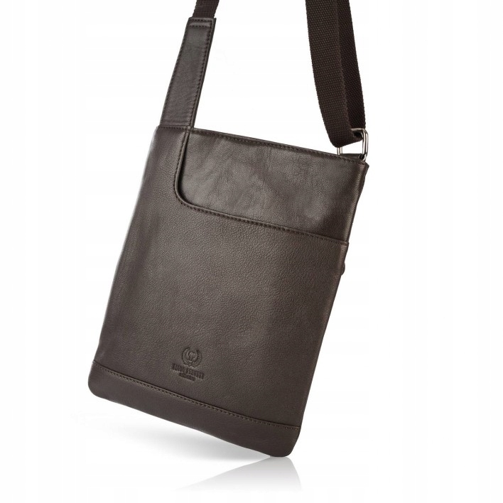 Hnědá Kabelka Přes Rameno Z Přírodní Kůže