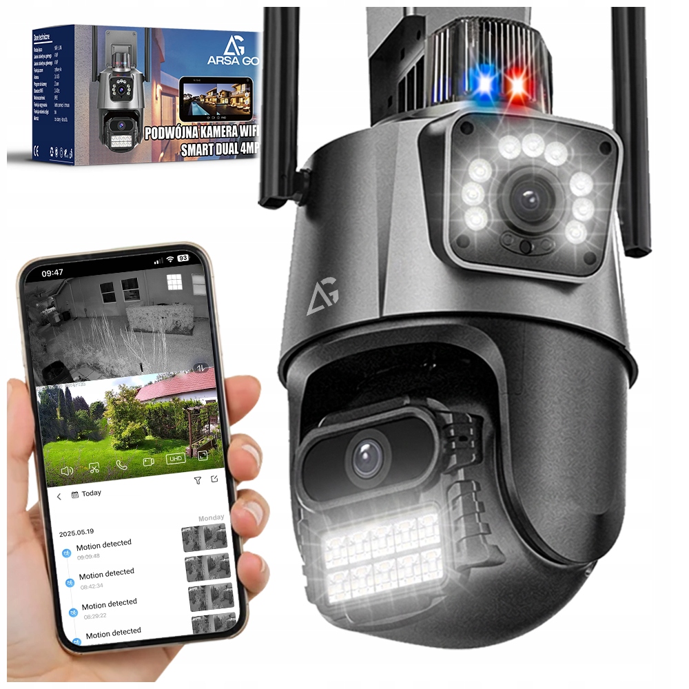 Kamera IP zewnętrzna ARSA GO Dual