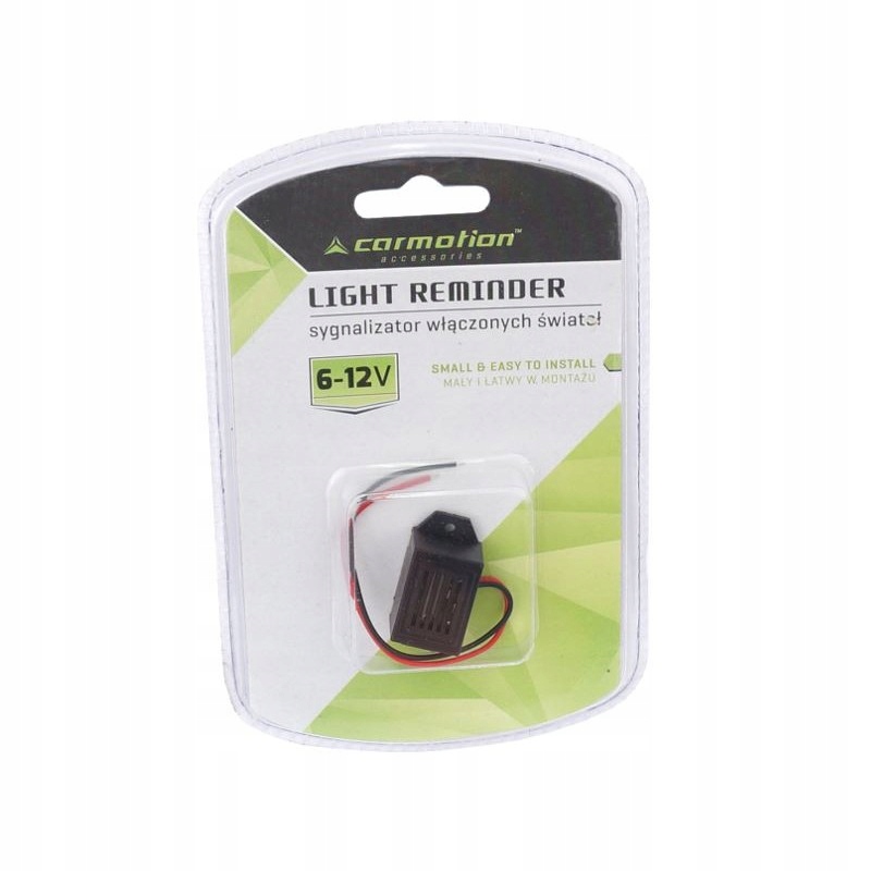 SYGNALIZATOR WŁĄCZONYCH ŚWIATEŁ 6-12V ALARM Producent części Carmotion