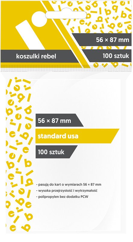 

Rebel Koszulki protektory Standard Usa 56x87 100