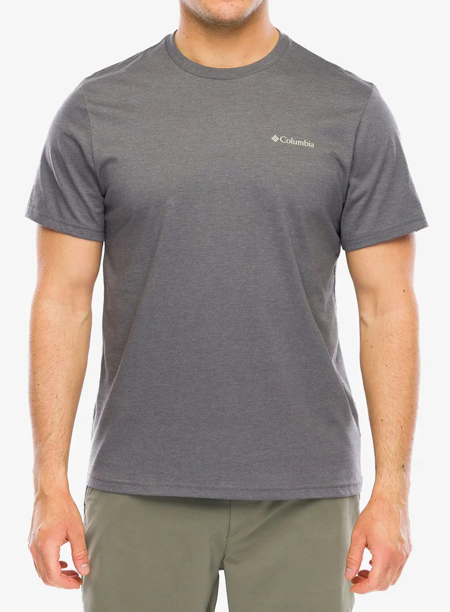 Bavlněné tričko Columbia Csc Outdoor Back Graphic Tee tmavě šedá M