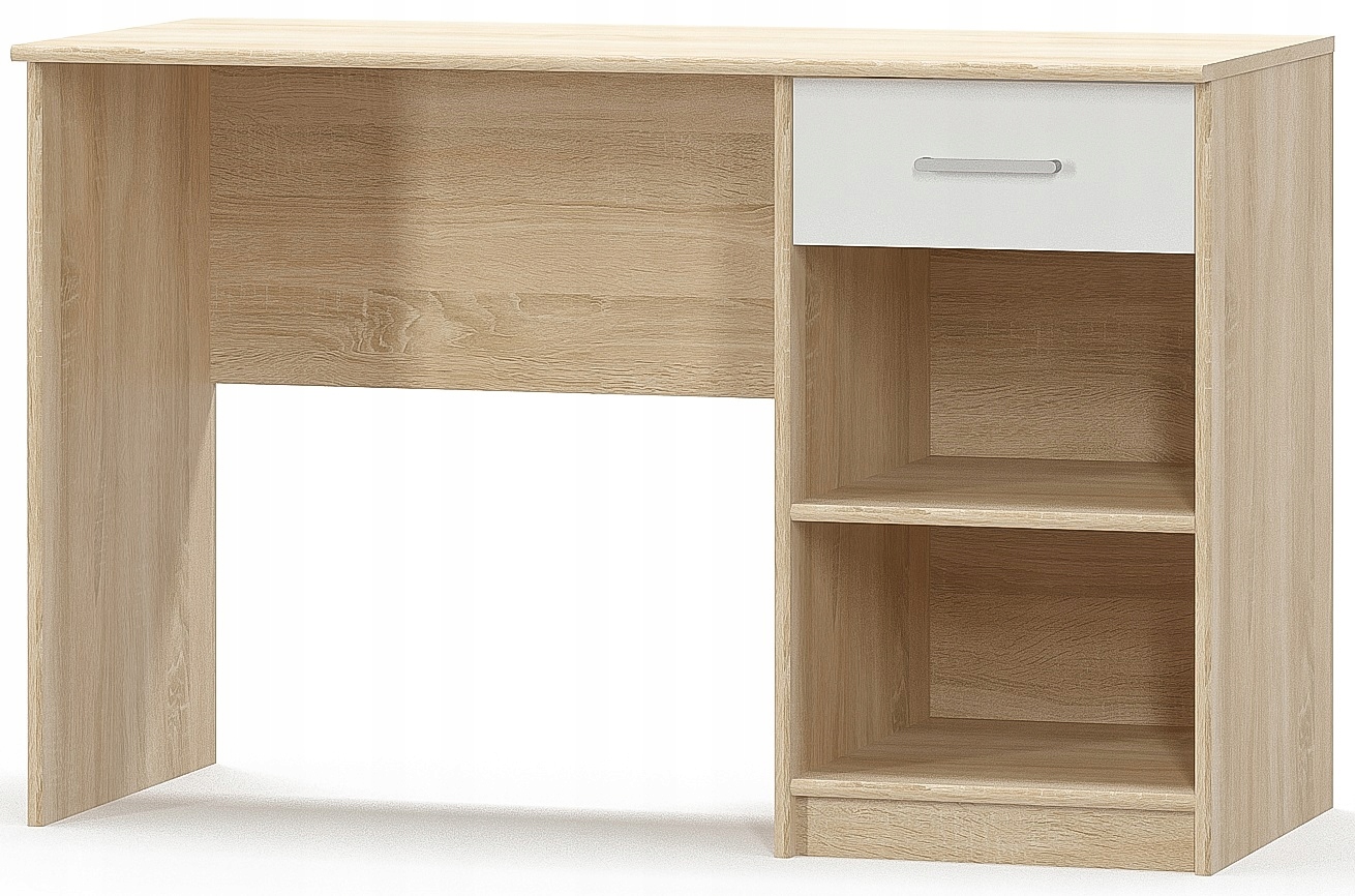 TIPS BIURKO 1s, DĄB SONOMA + BIAŁY - NOWOCZESNE !