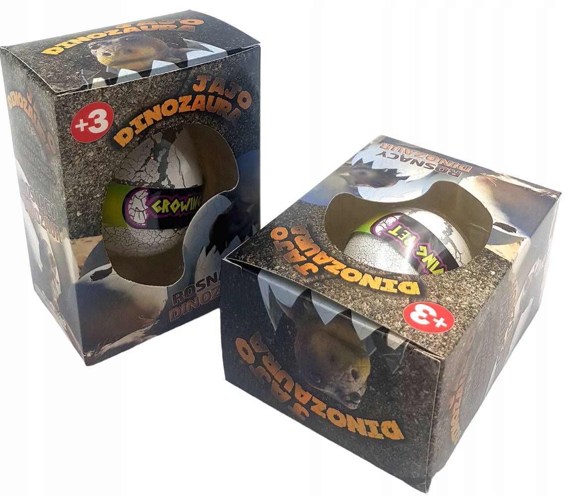 Figurka plastikowa Dinozaur w jaju JAJO ROSNĄCY Marka Hipo