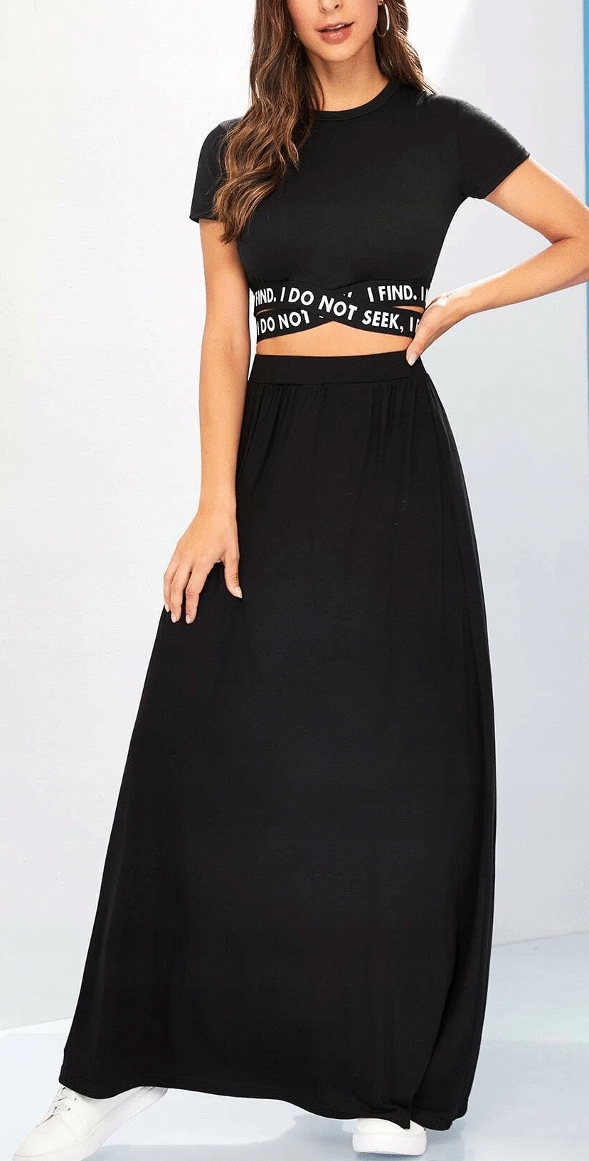 MAXI, DŁUGA, ZWIEWNA SPÓDNICA, WIOSENNA, DO KOSTEK