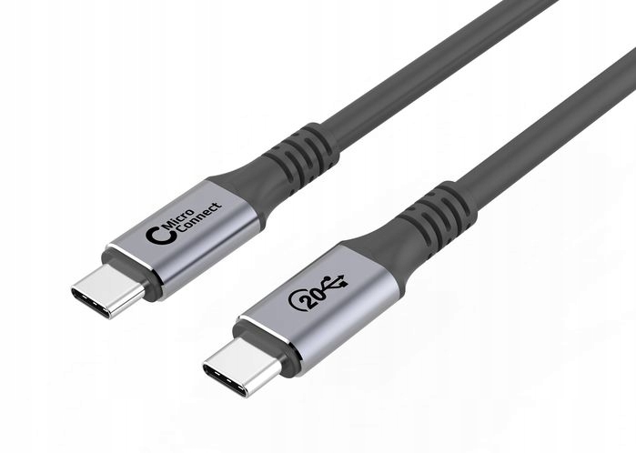 MicroConnect USB-C cable 4m, 100W, 20Gbps, USB 3.2