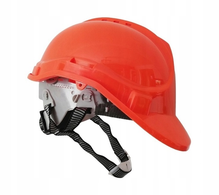 

Hełm Kask Bhp Budowlany Roboczy Ochronny Czerwony